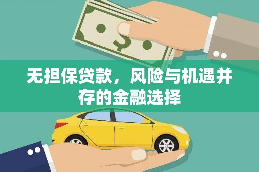 秦皇岛无担保贷款，风险与机遇并存的金融选择