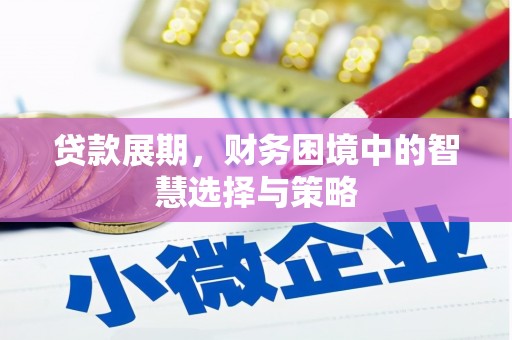秦皇岛贷款展期，财务困境中的智慧选择与策略
