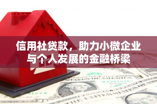 秦皇岛信用社贷款，助力小微企业与个人发展的金融桥梁