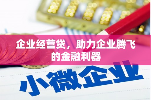 秦皇岛企业经营贷，助力企业腾飞的金融利器