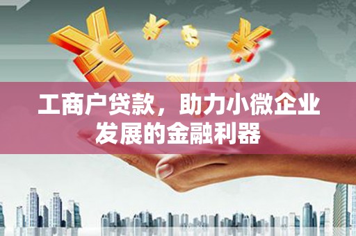 秦皇岛工商户贷款，助力小微企业发展的金融利器