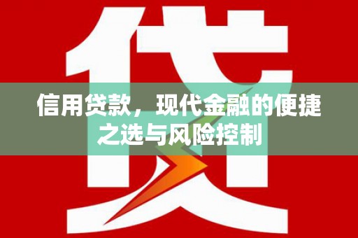 秦皇岛信用贷款，现代金融的便捷之选与风险控制