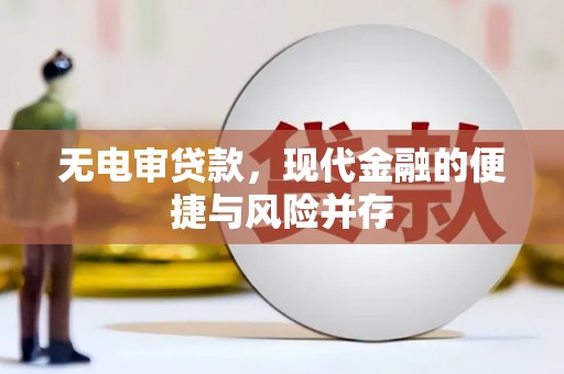 秦皇岛无电审贷款，现代金融的便捷与风险并存