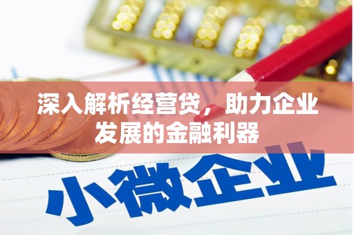 秦皇岛深入解析经营贷，助力企业发展的金融利器