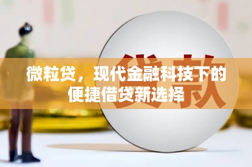 秦皇岛微粒贷，现代金融科技下的便捷借贷新选择