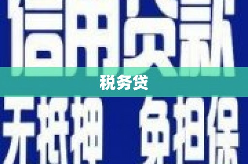 秦皇岛税务贷