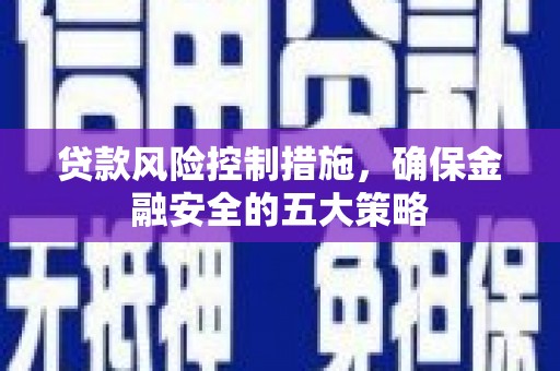 秦皇岛贷款风险控制措施，确保金融安全的五大策略