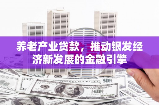 秦皇岛养老产业贷款，推动银发经济新发展的金融引擎