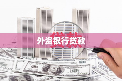 秦皇岛外资银行贷款